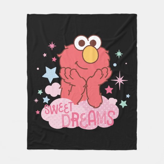 Sesamstraat | Elmo - Sweet Dreams Fleece Deken (Voorkant)