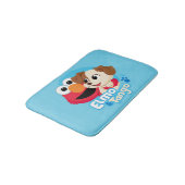 Sesamstraat | Elmo & Tango Badge Badmat (Gekanteld)