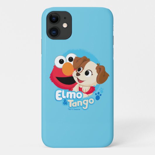 Sesamstraat | Elmo & Tango Badge Case-Mate iPhone Case (Achterkant)
