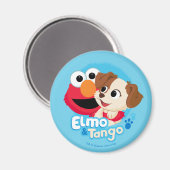 Sesamstraat | Elmo & Tango Badge Magneet (Voorkant / Achterkant)
