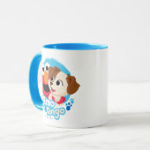 Sesamstraat | Elmo & Tango Badge Mok (Voorkant links)