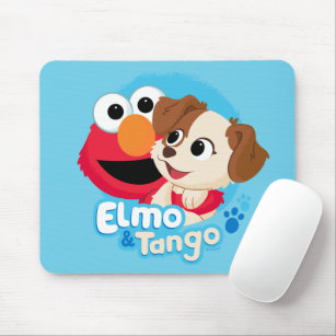 Sesamstraat   Elmo & Tango Badge Muismat