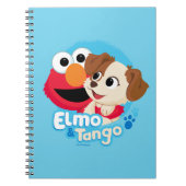 Sesamstraat | Elmo & Tango Badge Notitieboek (Voorkant)