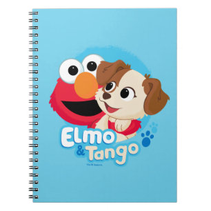Sesamstraat Elmo & Tango Badge Notitieboek