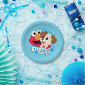 Sesamstraat | Elmo & Tango Badge Papieren Bordje (Feest)