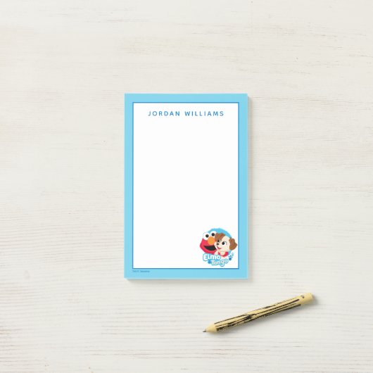 Sesamstraat | Elmo & Tango Badge Post-it® Notes (Op bureau)