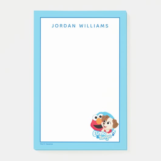 Sesamstraat | Elmo & Tango Badge Post-it® Notes (Voorkant)