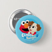Sesamstraat | Elmo & Tango Badge Ronde Button 5,7 Cm (Voorkant /achterkant)