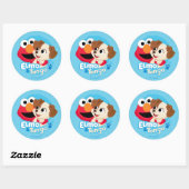 Sesamstraat | Elmo & Tango Badge Ronde Sticker (Vel)
