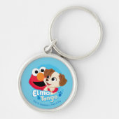 Sesamstraat | Elmo & Tango Badge Sleutelhanger (Voorkant)