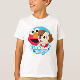 Sesamstraat   Elmo & Tango Badge T-shirt
