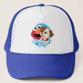 Sesamstraat | Elmo & Tango Badge Trucker Pet (Voorkant)