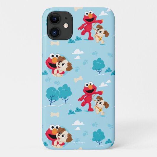 Sesamstraat | Elmo & Tango Pattern Case-Mate iPhone Case (Achterkant)