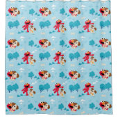 Sesamstraat | Elmo & Tango Pattern Douchegordijn (Voorkant)