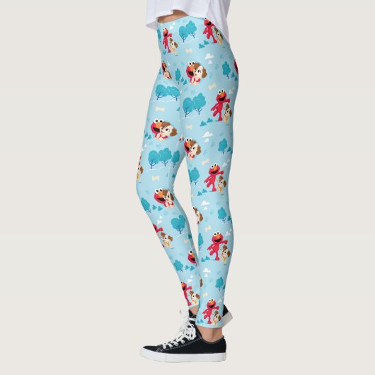 Sesamstraat | Elmo & Tango Pattern Leggings (Links)