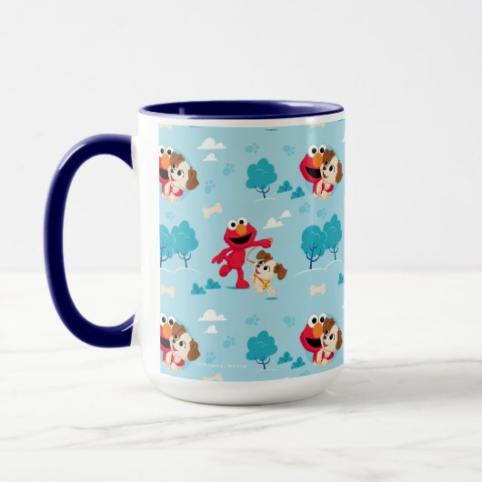 Sesamstraat | Elmo & Tango Pattern Mok (Links)