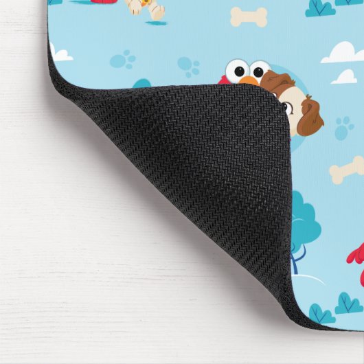 Sesamstraat | Elmo & Tango Pattern Muismat (Hoek)