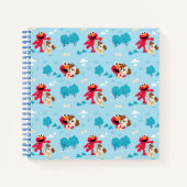 Sesamstraat | Elmo & Tango Pattern Notitieboek (Voorkant)