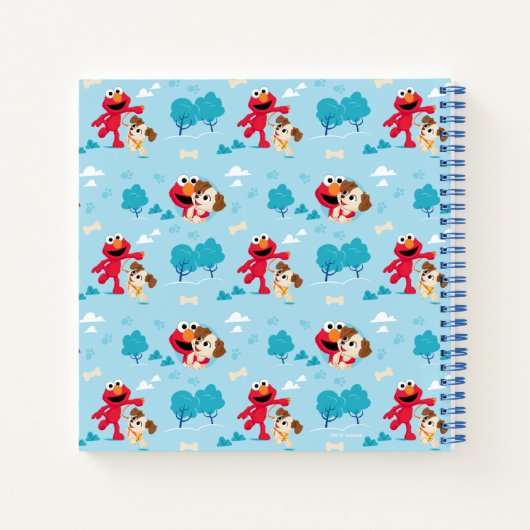 Sesamstraat | Elmo & Tango Pattern Notitieboek (Achterkant)