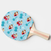 Sesamstraat | Elmo & Tango Pattern Tafeltennisbatje (Zijkant)