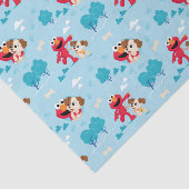 Sesamstraat | Elmo & Tango Pattern Tissuepapier (Detail)