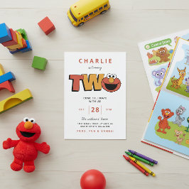 Sesamstraat | Elmo - Tweede verjaardag Kaart