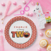 Sesamstraat | Elmo - Tweede verjaardag Papieren Bordje (Feest)