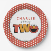 Sesamstraat | Elmo - Tweede verjaardag Papieren Bordje (Voorkant)