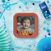 Sesamstraat | Elmo - Tweede verjaardag Papieren Bordje (Feest)