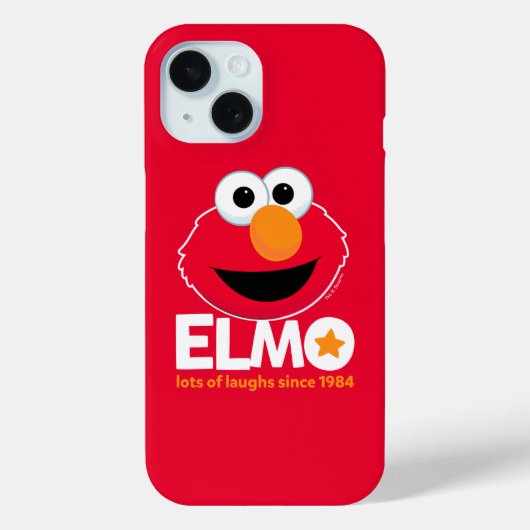 Sesamstraat | Elmo Veel Lachen Sinds 1984 Case-Mate iPhone Case (Achterkant)