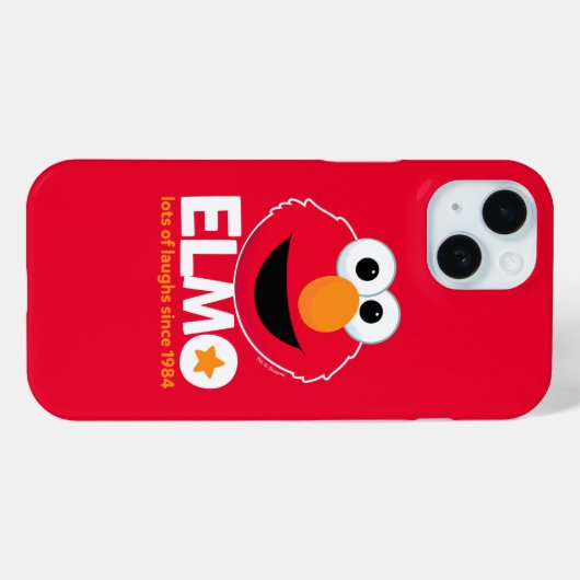 Sesamstraat | Elmo Veel Lachen Sinds 1984 Case-Mate iPhone Case (Achterkant (horizontaal))