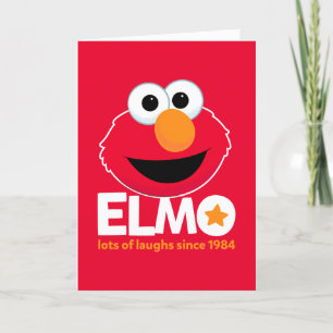 Sesamstraat   Elmo Veel Lachen Sinds 1984 Feestdagen Kaart