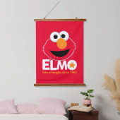 Sesamstraat | Elmo Veel Lachen Sinds 1984 Hangend Wandkleed (Slaapkamer)