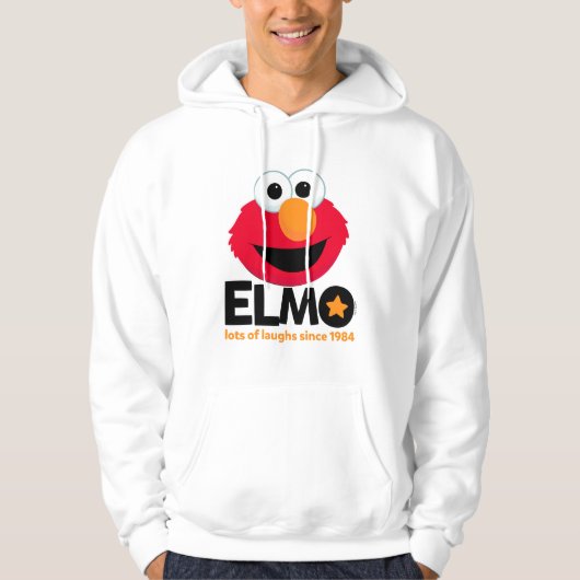 Sesamstraat | Elmo Veel Lachen Sinds 1984 Hoodie (Voorkant)