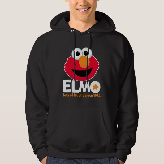 Sesamstraat | Elmo Veel Lachen Sinds 1984 Hoodie (Voorkant)
