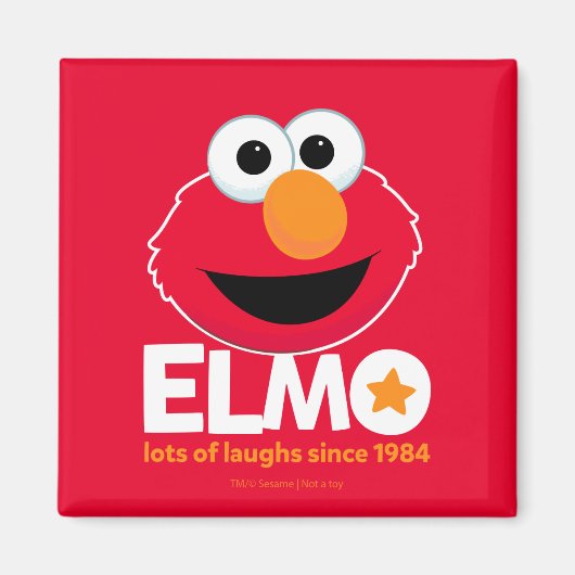 Sesamstraat | Elmo Veel Lachen Sinds 1984 Magneet (Voorkant)