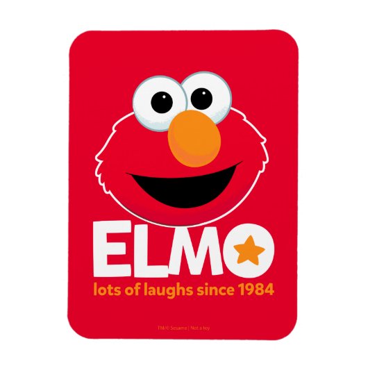 Sesamstraat | Elmo Veel Lachen Sinds 1984 Magneet (Verticaal)
