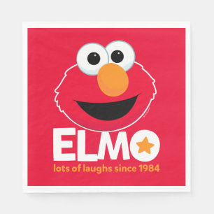 Sesamstraat   Elmo Veel Lachen Sinds 1984 Servet