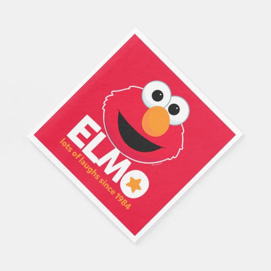 Sesamstraat | Elmo Veel Lachen Sinds 1984 Servet (Hoek)