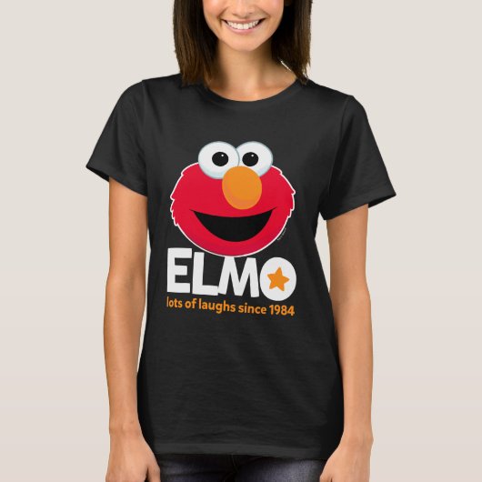 Sesamstraat | Elmo Veel Lachen Sinds 1984 T-shirt (Voorkant)