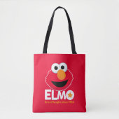 Sesamstraat | Elmo Veel Lachen Sinds 1984 Tote Bag (Voorkant)