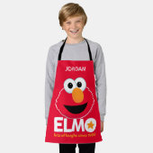 Sesamstraat | Elmo Veel Lachen Voeg Jouw namen toe Schort (Gedragen)