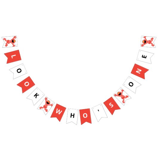 Sesamstraat Elmo | Verjaardag van kleurpotlood Vlaggetjes (Alle)