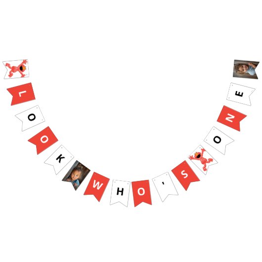 Sesamstraat Elmo | Verjaardag van kleurpotlood Vlaggetjes (Alle)