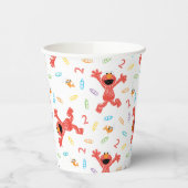 Sesamstraat Elmo | Verjaardagskrayon Papieren Bekers (Links)