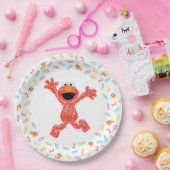 Sesamstraat Elmo | Verjaardagskrayon Papieren Bordje (Feest)