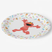 Sesamstraat Elmo | Verjaardagskrayon Papieren Bordje (Gekanteld)