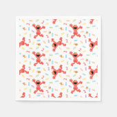 Sesamstraat Elmo | Verjaardagskrayon Servet (Voorkant)