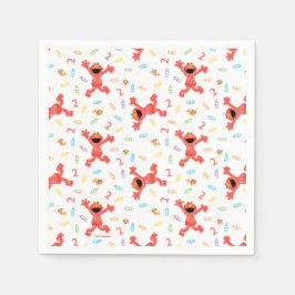 Sesamstraat Elmo | Verjaardagskrayon Servet