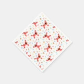 Sesamstraat Elmo | Verjaardagskrayon Servet (Hoek)